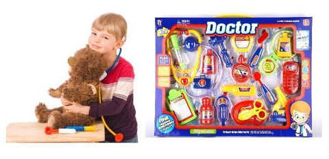 Conjunto de 19 peças para brinquedos de médico