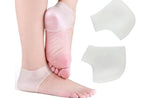 2 calcanhar de gel de silicone e manga de tornozelo para fascite plantar